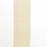 FENDER GUITAR STRAP COTTON LEATHER OVAL W/LOGO NATURAL WHITE