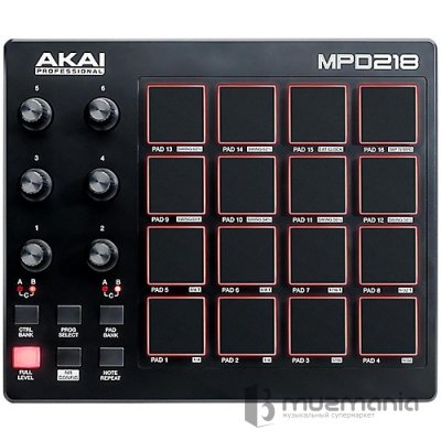 MIDI контроллер AKAI MPD 218