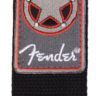 Ремень для гитары FENDER PATCHWORKS STRAP Black Cotton/Leather Strap